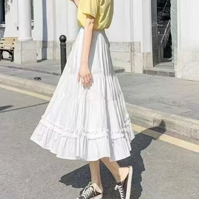 Casual Vintage Women Skirt