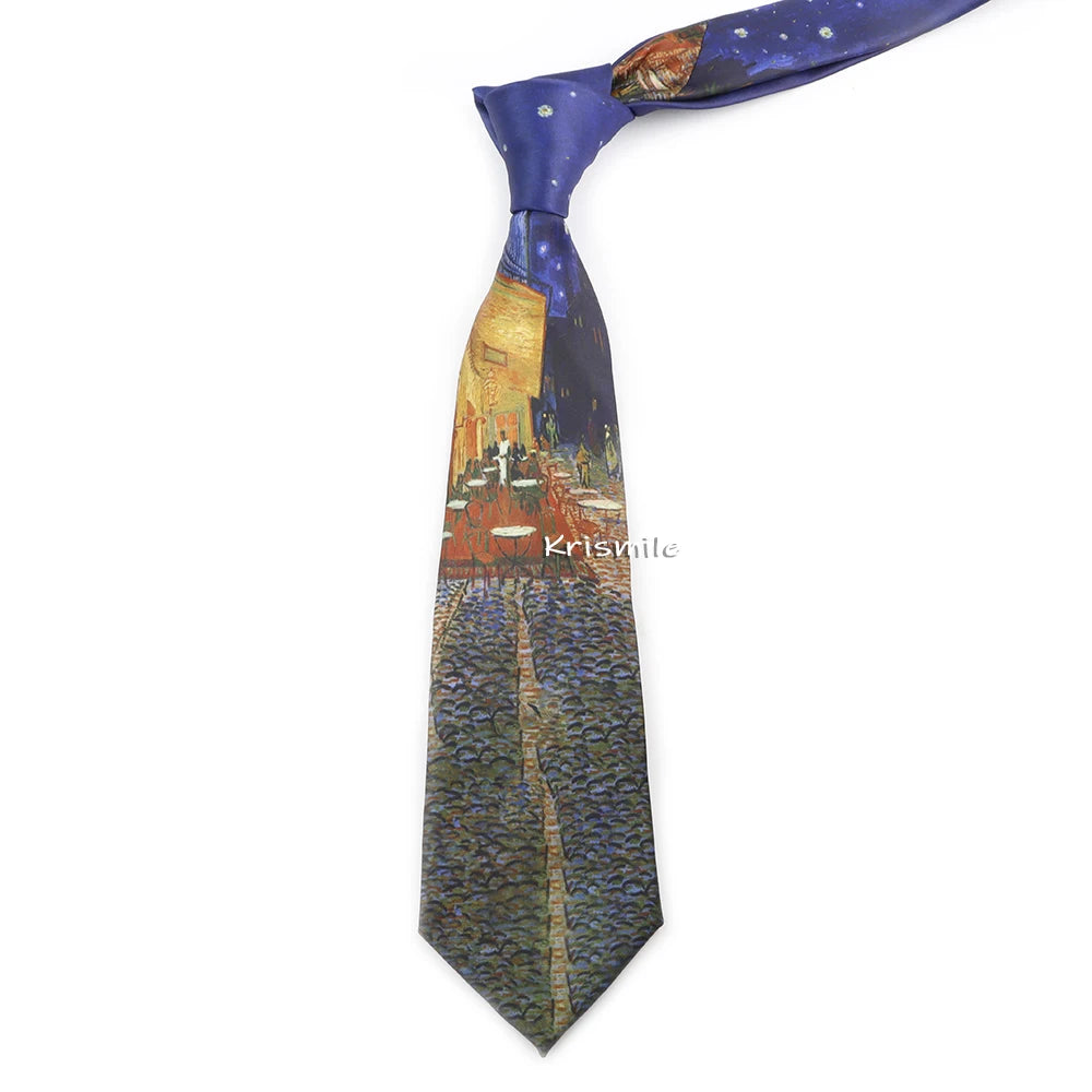 Men's Vintage Imitation Silk Ties 8cm