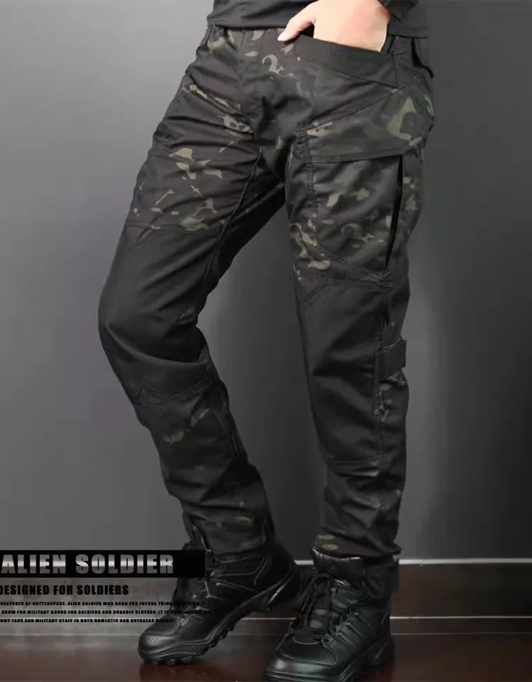 Men's Workwear Suit Outdoor Clothes Long Sleeve Tee Shirt & Trousers