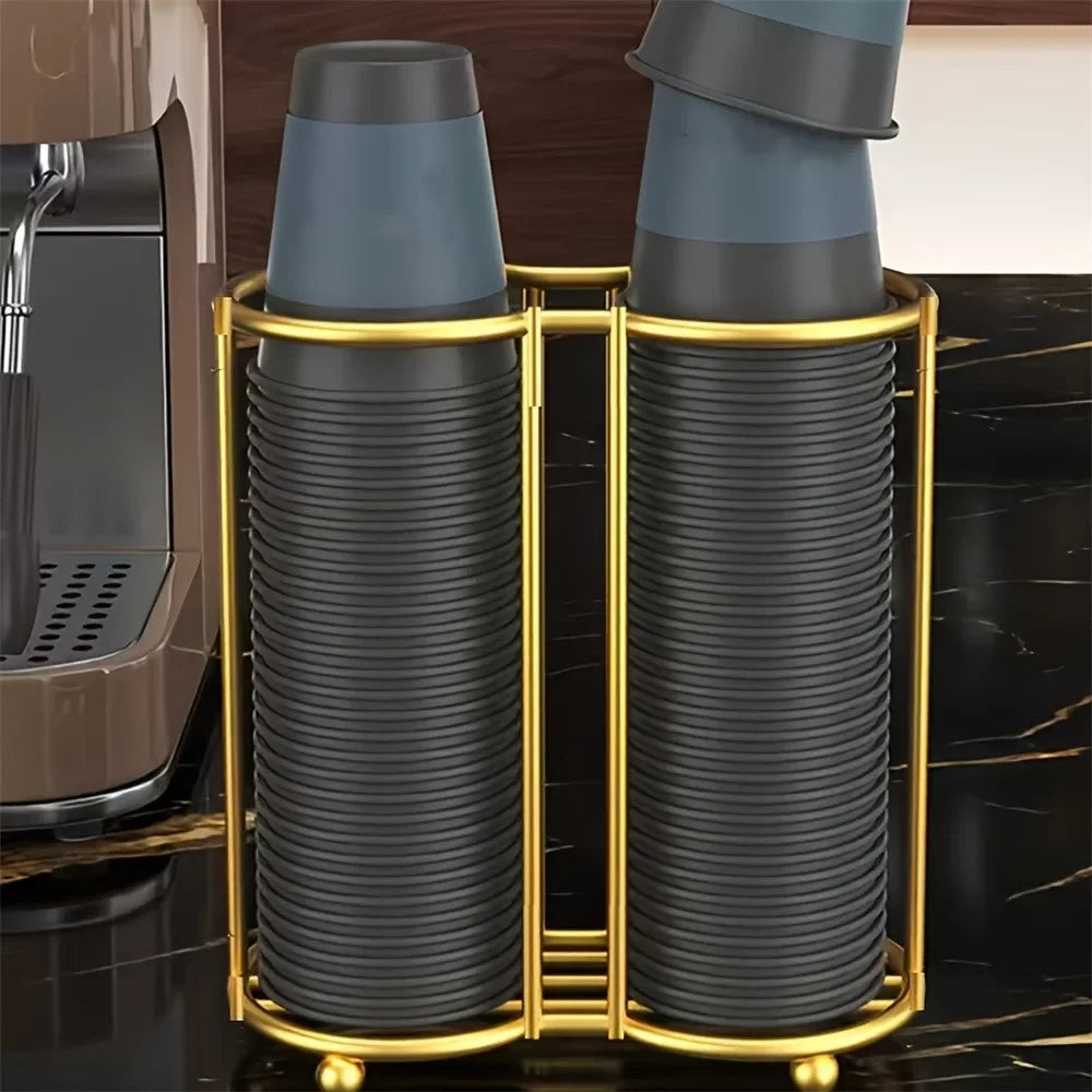 Metal Disposable Cup Storage Holder