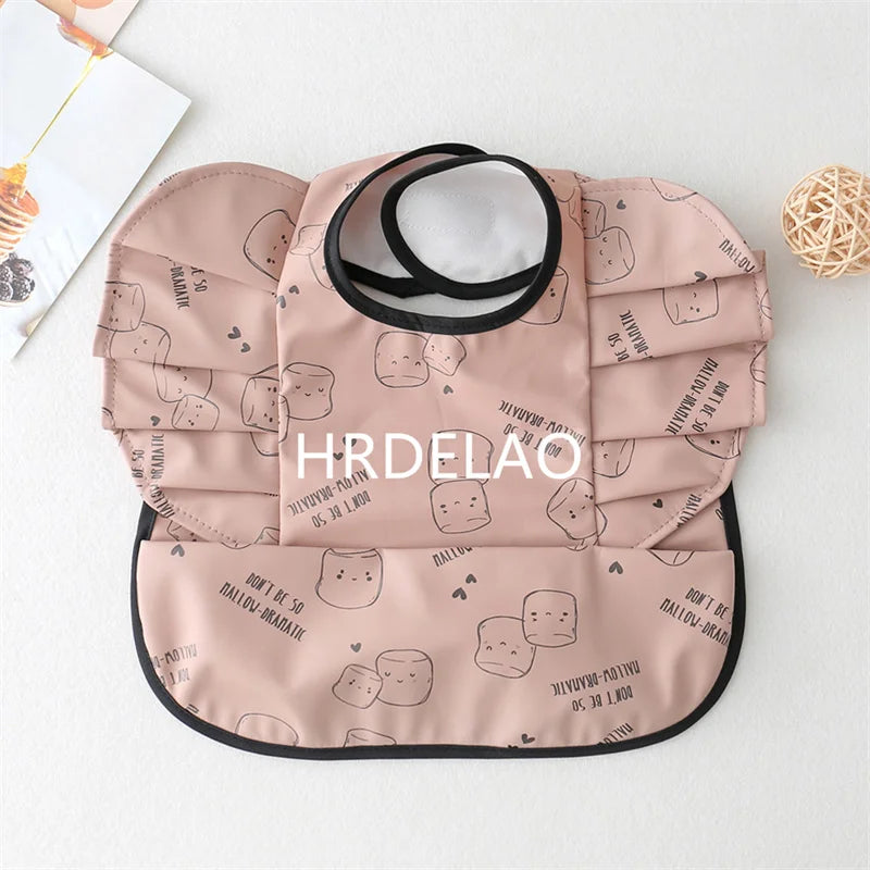 Baby Bibs INS Nordic Style Angel Feed Pocket Burp