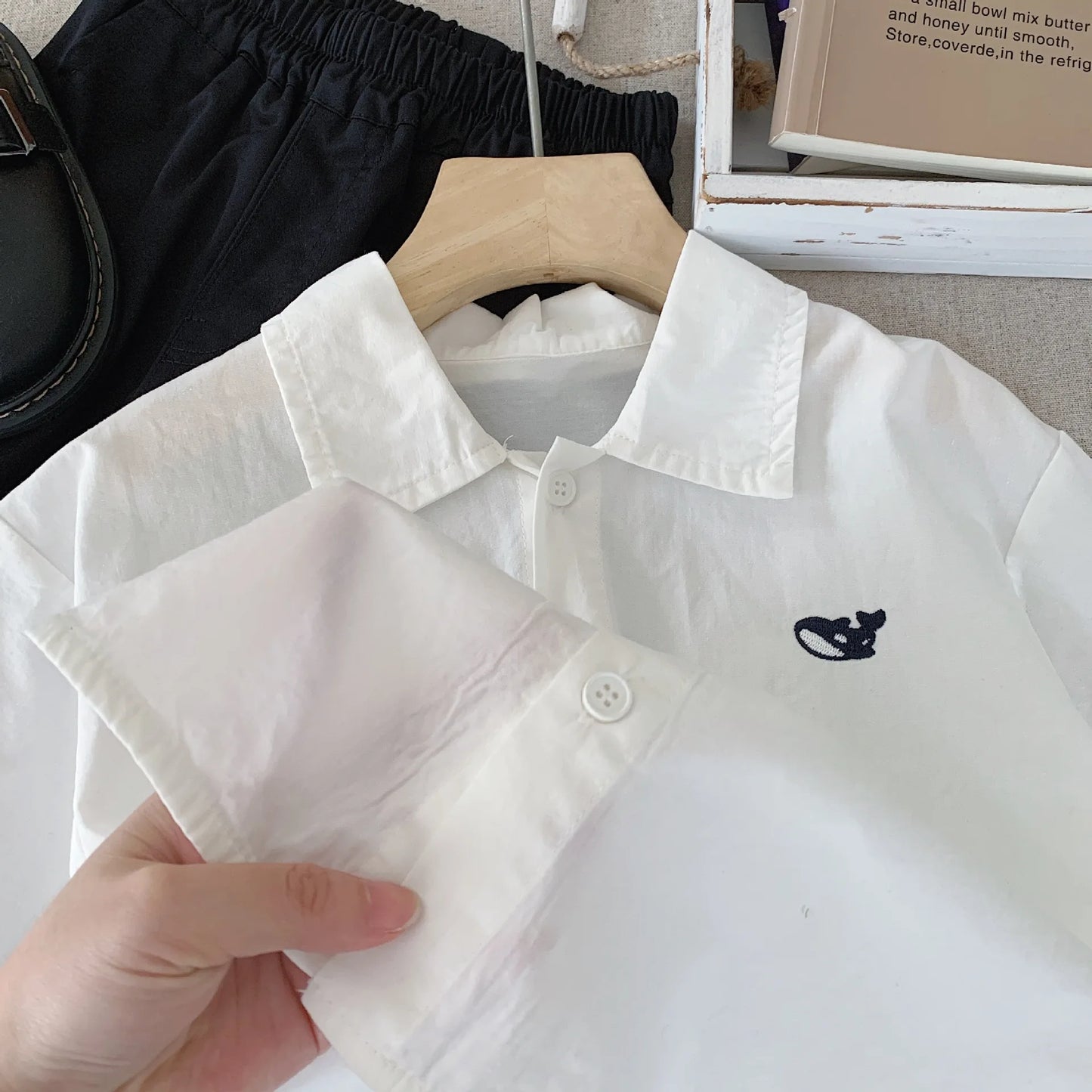 2-7Y Teen Girls Boys Shirt Cotton