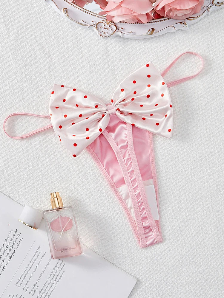 Women Underwear Japanese Panties Cute Big Bow