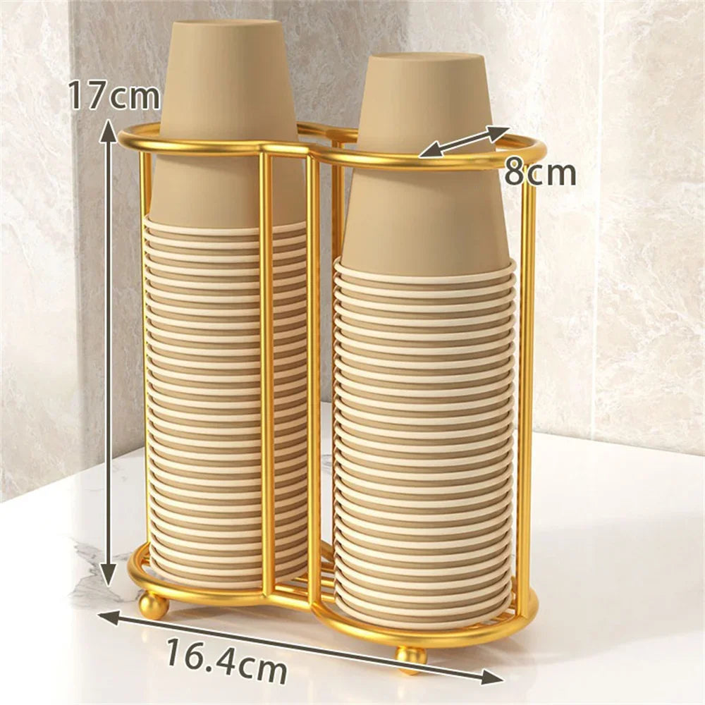 Metal Disposable Cup Storage Holder