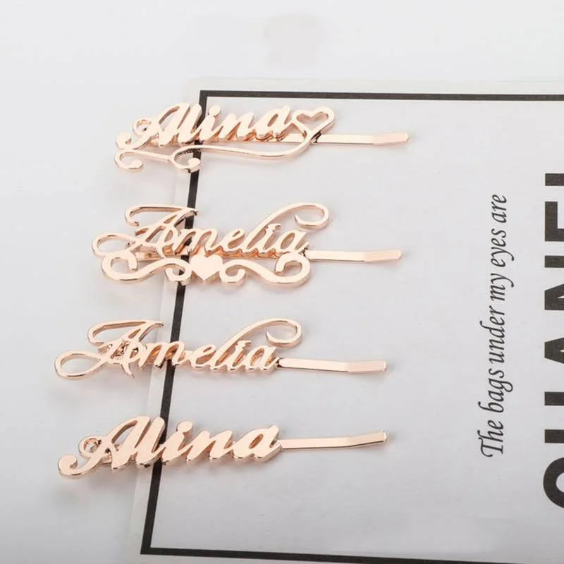 Tie Clips Custom Name Stainless Steel Tie Pins