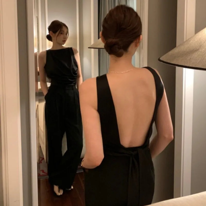 Feminino Sexy Backless Ropa Mujer