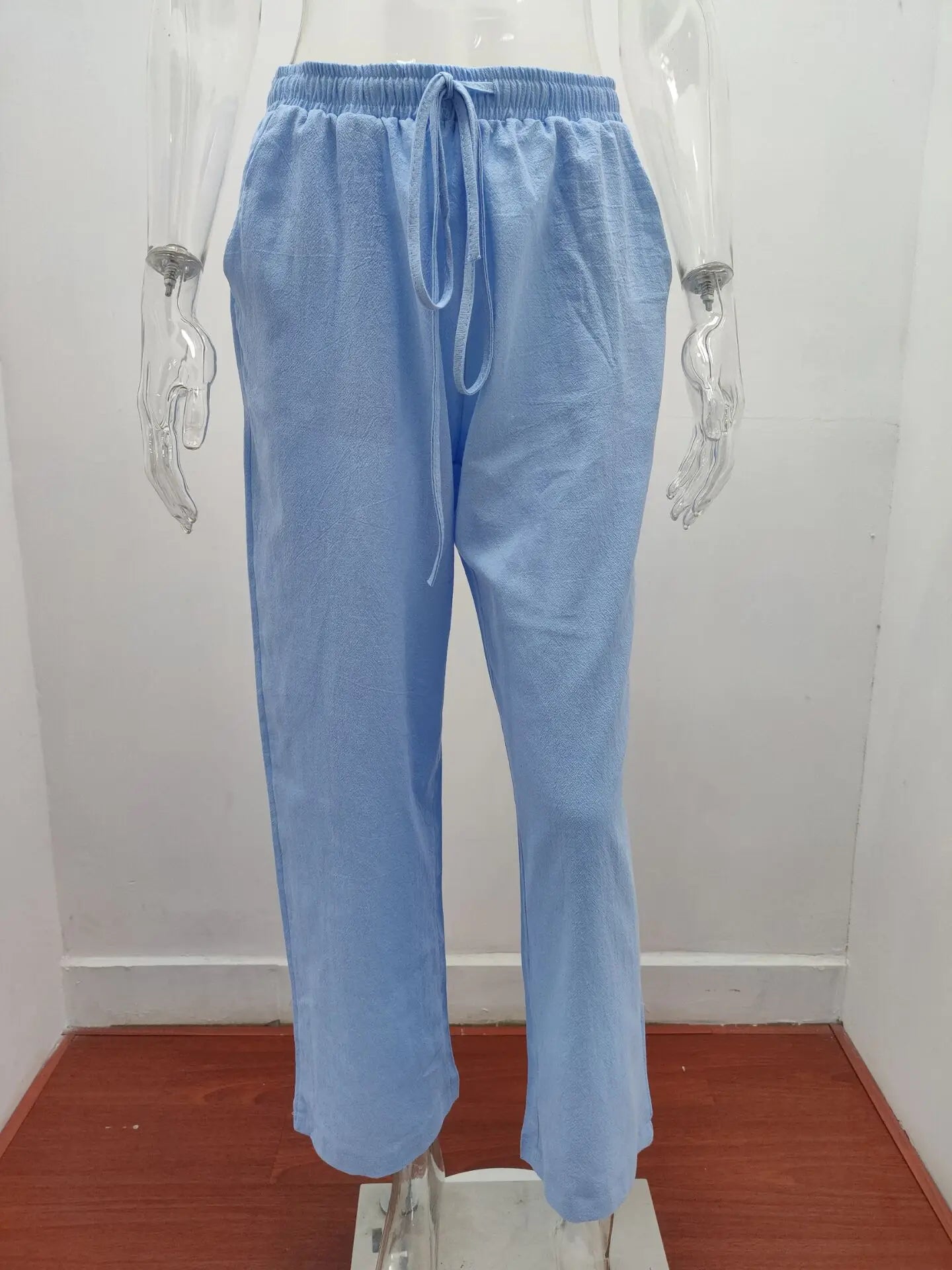 Large Loose Cotton Hemp Casual Pants