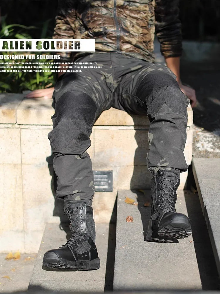 Men's Workwear Suit Outdoor Clothes Long Sleeve Tee Shirt & Trousers