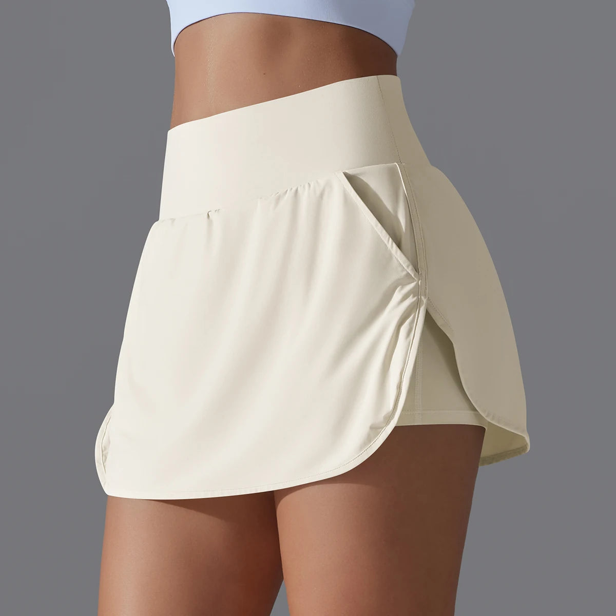Tennis Skirt High Waist Breathable Sweat Skirt