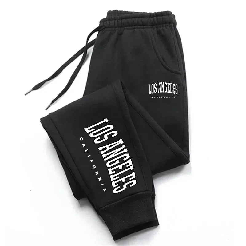 Los Angeles Womens Mens Sweatpants Elastic waist