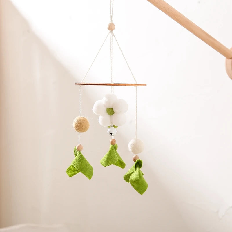 Baby Rattle Toys 0-12Months Newborn Wooden Crib mobile