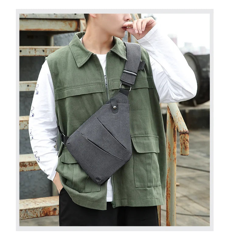 Brand Men Travel Business Fino Bag Burglarproof Shoulder Bag