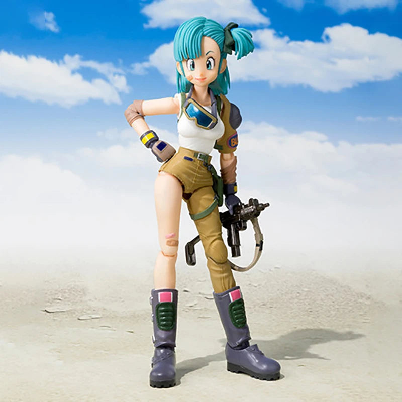 13.5cm Anime Dragon Ball Figures Bulma Goku Action Figure