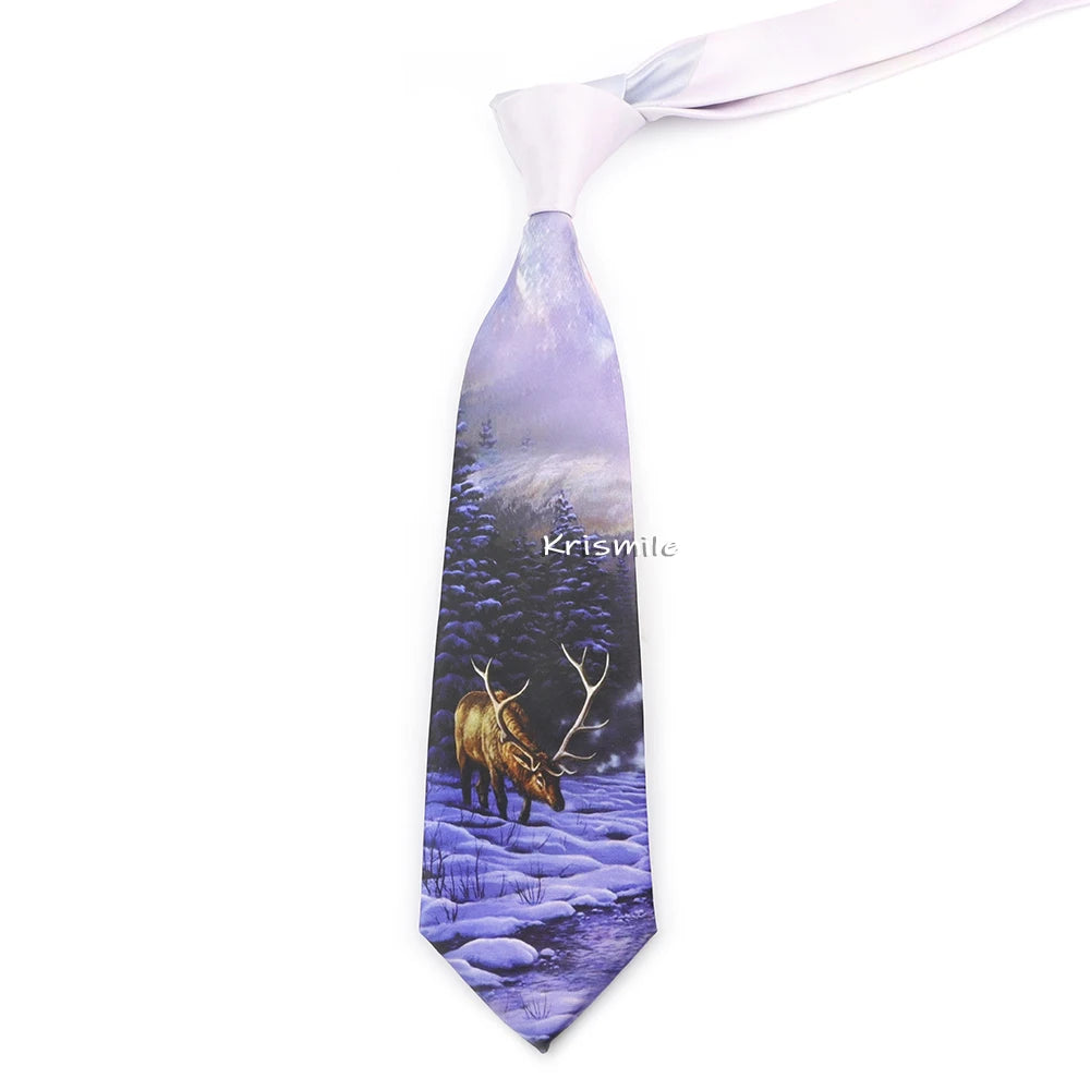 Men's Vintage Imitation Silk Ties 8cm