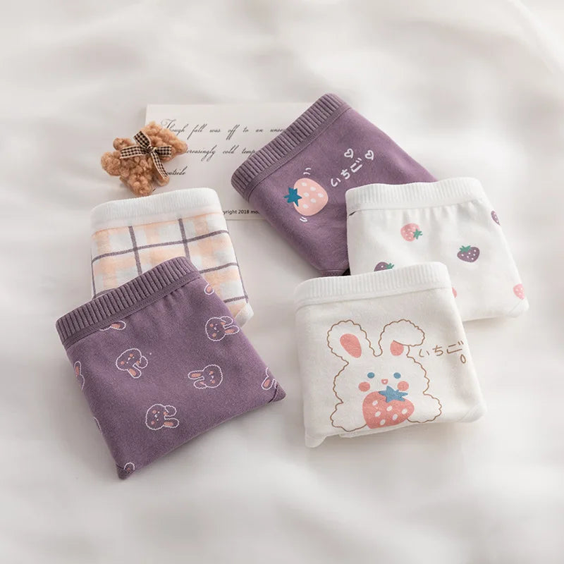 Cute Rabbit Pattern Panties Girls