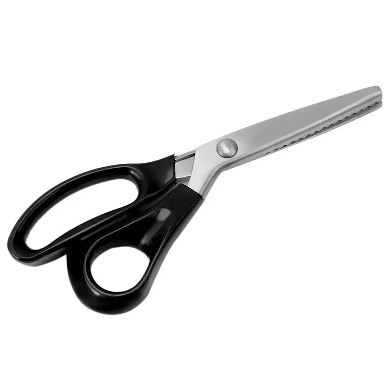 Stainless Steel Shears Lace Scissor Professional Dressmaking Zig Zag