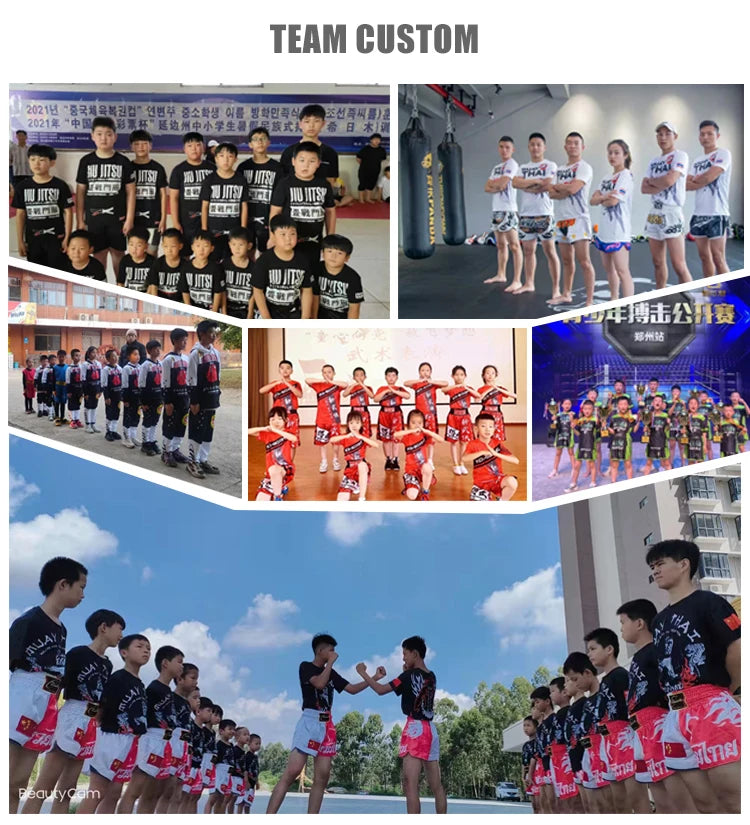 MMA Boxing Fighting Men's Fitness Training Clothes Quick drying Breathable Elastic