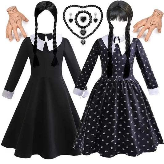 Gothic Black Dress Halloween Costume
