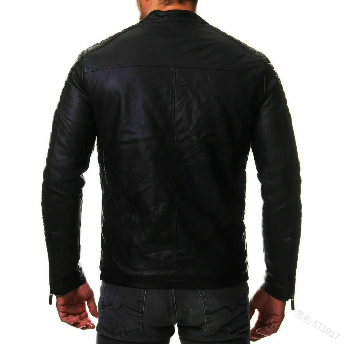 Fashion Men Leather Coat Slimming Spring Autumn New Leisure Coat Motorcycle