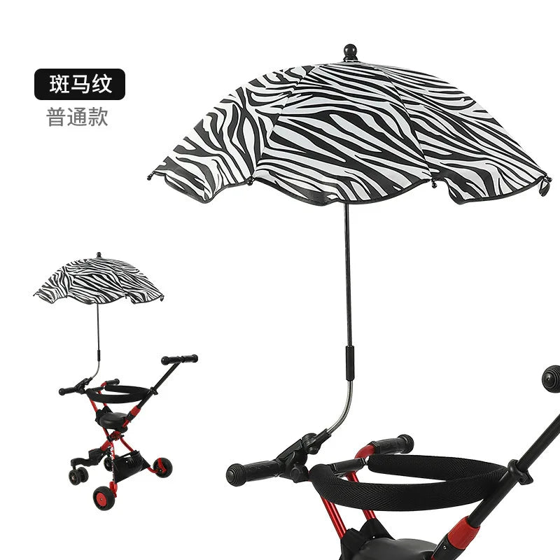 Adjustable Shade Umbrella Uv Sunshade For Stroller Accessories