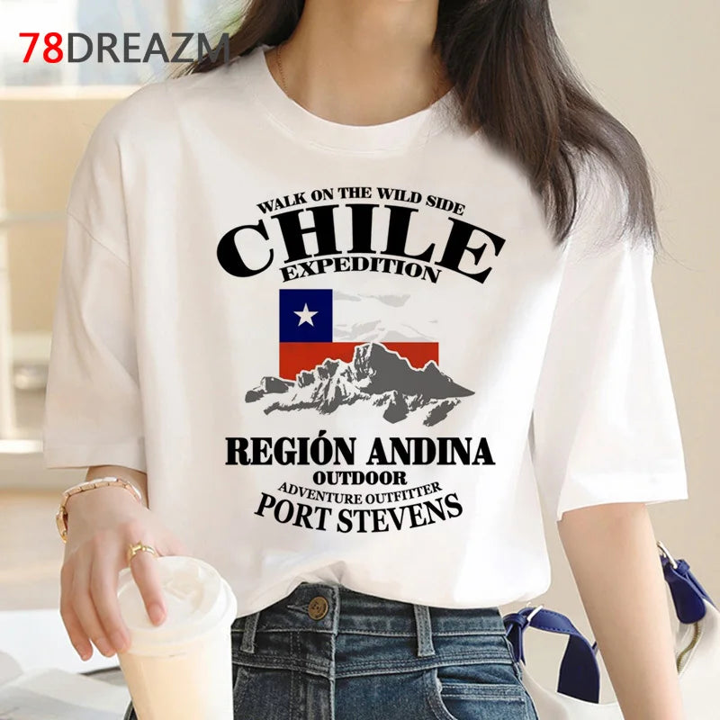 chile clothes men vintage clothes white t shirt