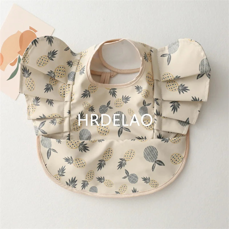 Baby Bibs INS Nordic Style Angel Feed Pocket Burp