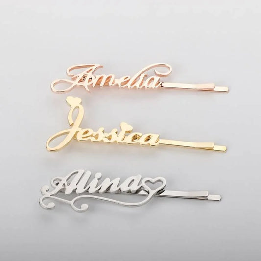 Tie Clips Custom Name Stainless Steel Tie Pins