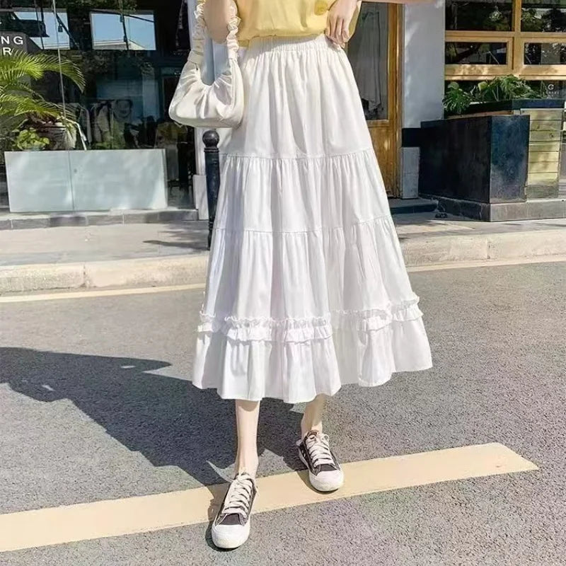 Casual Vintage Women Skirt