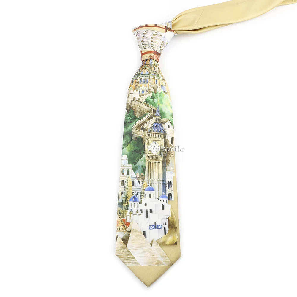 Men's Vintage Imitation Silk Ties 8cm