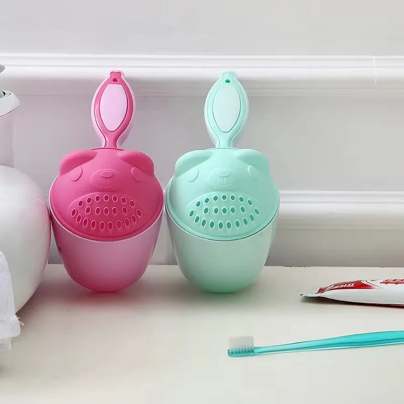 Baby Bath Cup with Handle–Cartoon Bear