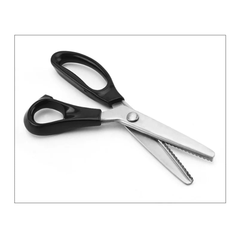 Stainless Steel Shears Lace Scissor Professional Dressmaking Zig Zag