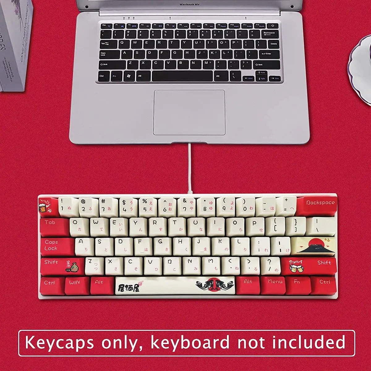 OEM Profile Japanese Style Key Caps for Cherry Mx Gateron Switch Mechanical Keyboard