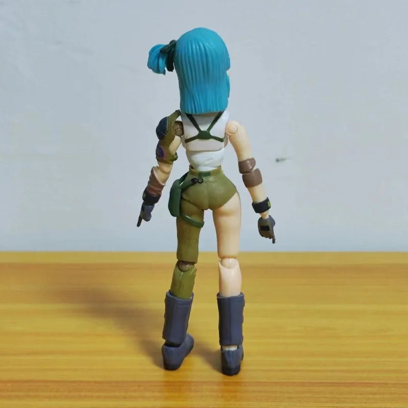 13.5cm Anime Dragon Ball Figures Bulma Goku Action Figure