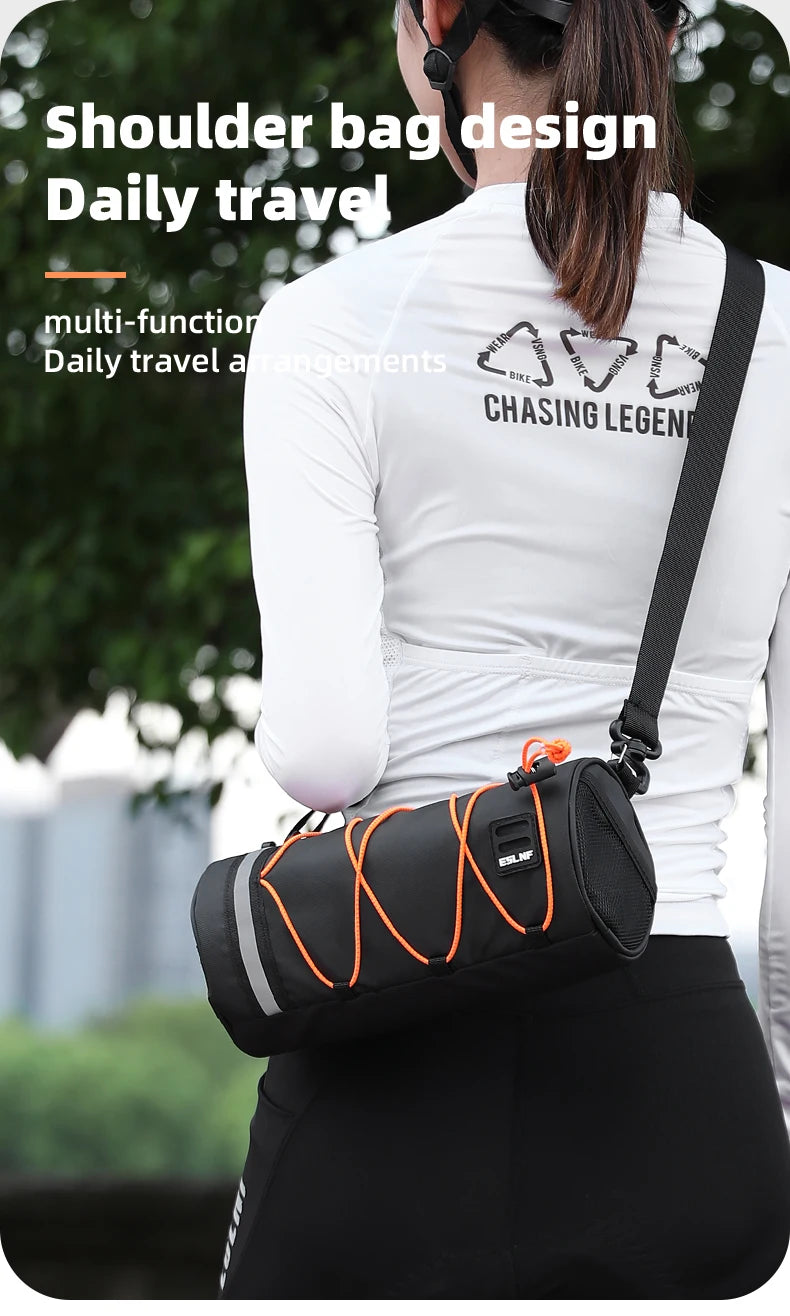 Bike Handlebar Bag Bike Front Bag Multifunction Portable Shoulder