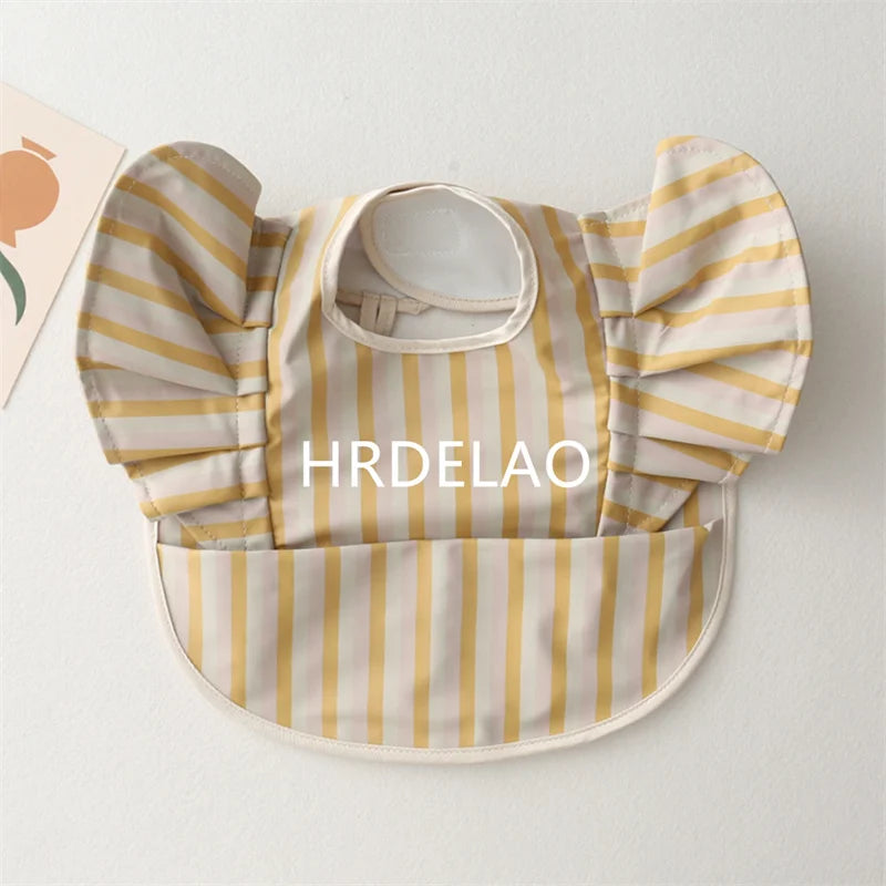 Baby Bibs INS Nordic Style Angel Feed Pocket Burp