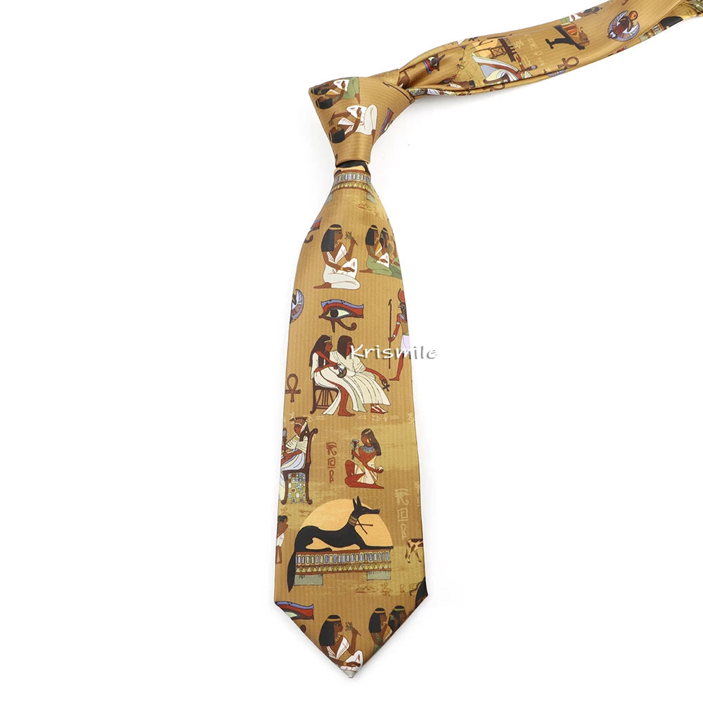 Men's Vintage Imitation Silk Ties 8cm