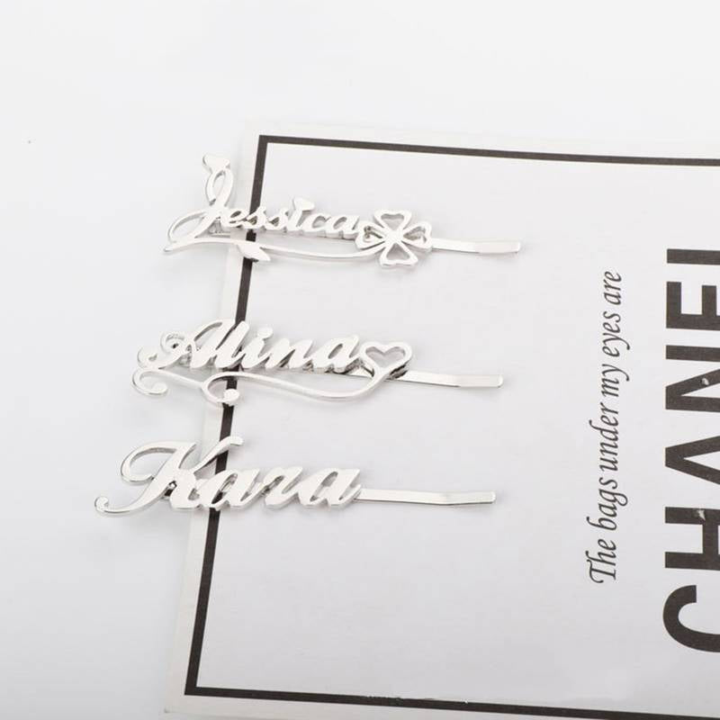 Tie Clips Custom Name Stainless Steel Tie Pins