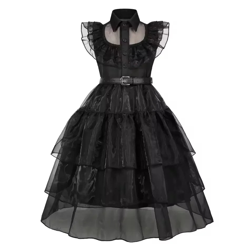Gothic Black Dress Halloween Costume