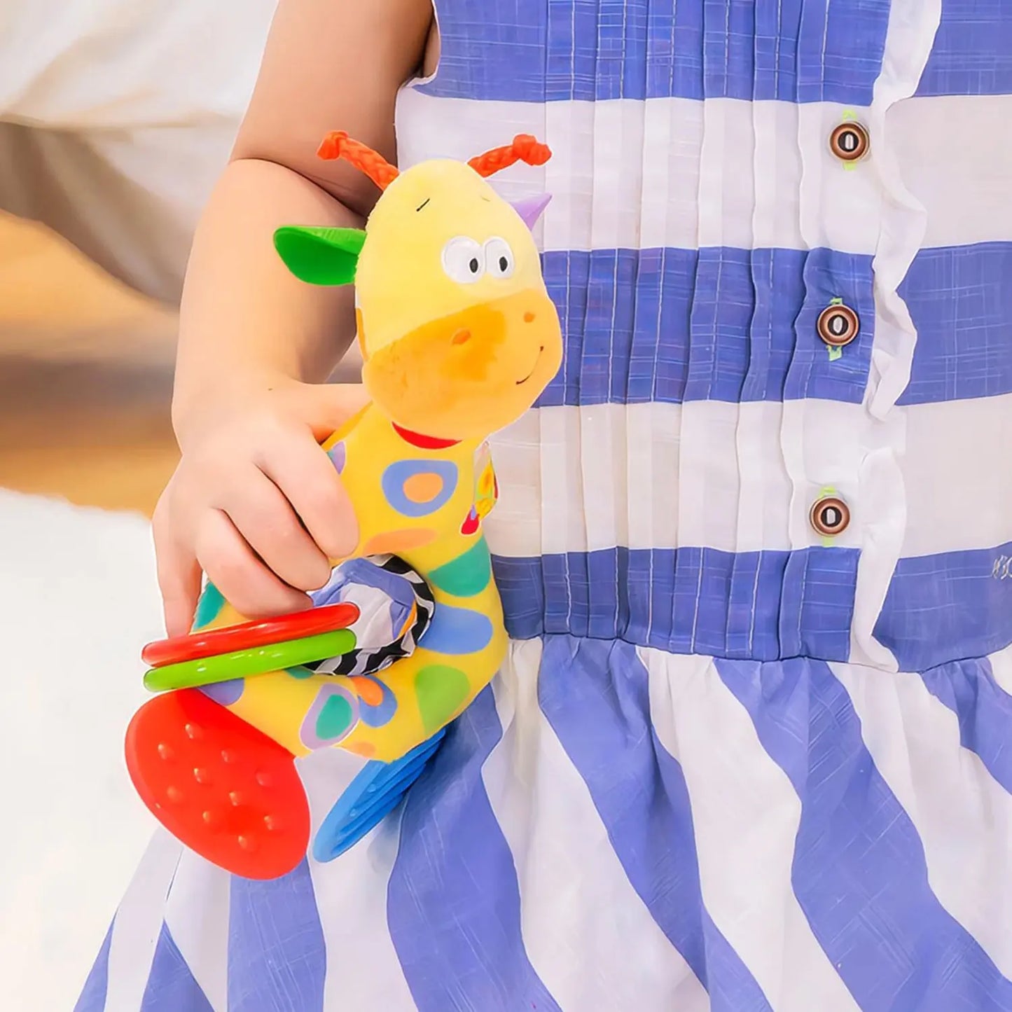 6Types Baby handheld toys rattle