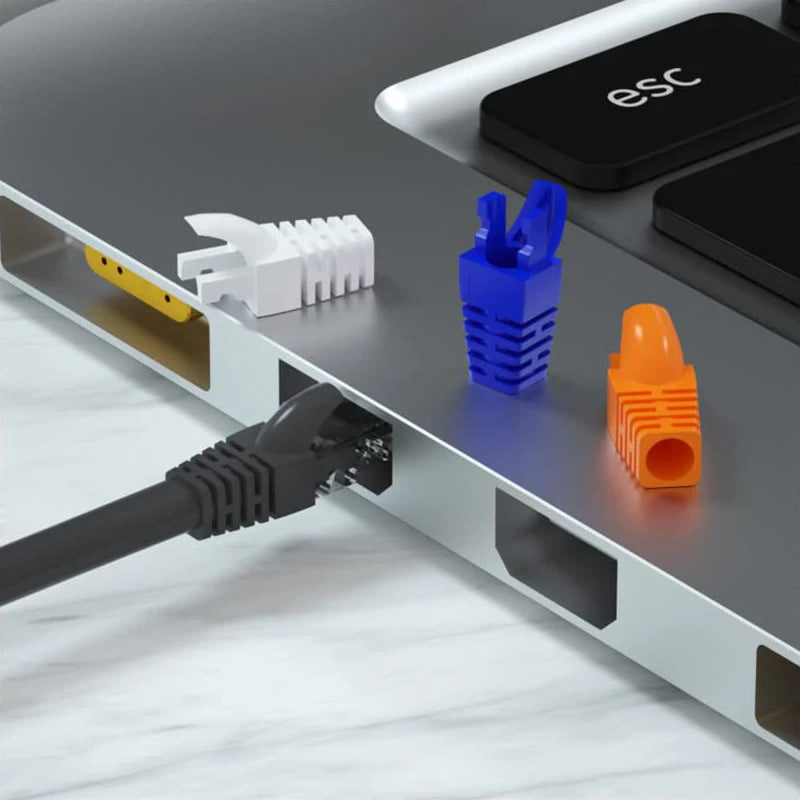 Ethernet Network Cable Strain Relief Boots Cable Connector Plug Cover