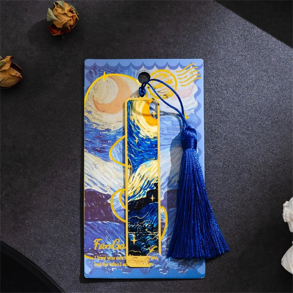 Classical Painting Bookmarks Reading Pages Book Markings Clip