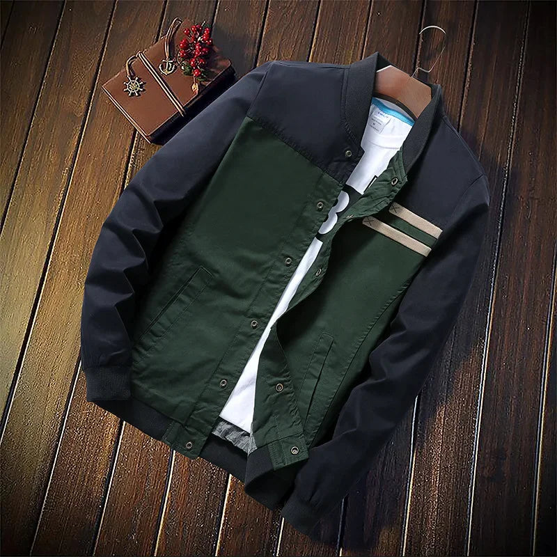 Men Business Casual Retro Jacket Japanese Trendy Fashion All-match