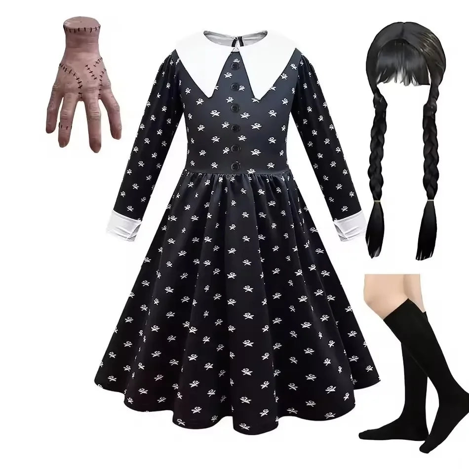 Gothic Black Dress Halloween Costume