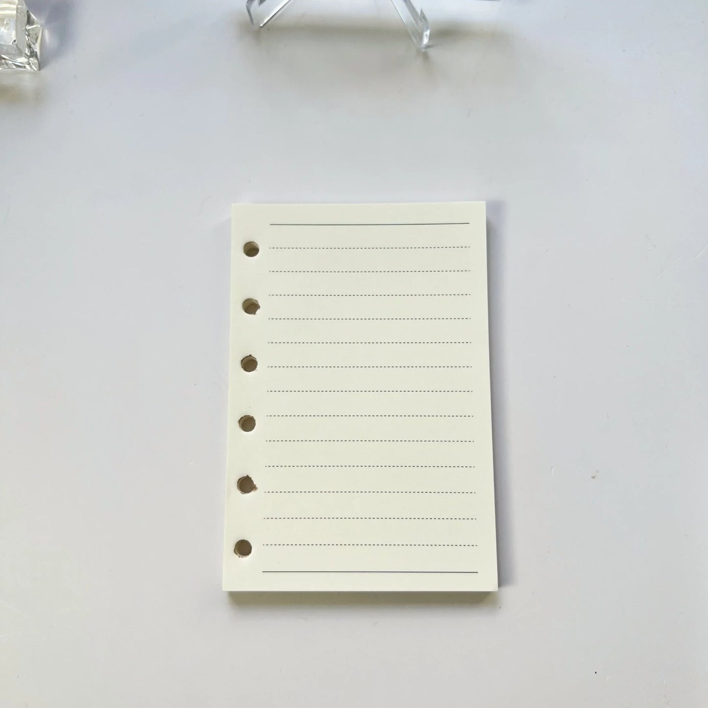 45 Sheets 6 Holes Memo Pads, Loose Leaf Index Papgs, Stationery Supplies