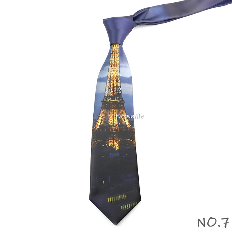 Men's Vintage Imitation Silk Ties 8cm