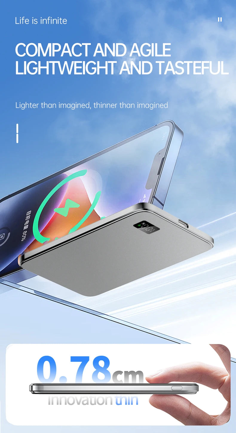 Power Bank Ultra For MagSafe Magnetic Wireless Fast Charging Portable Battery