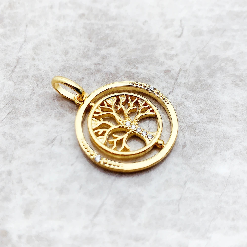 Necklace Life Tree Romantic Brand New Link Chain Fine Jewelry Europe 925 Stering Silver