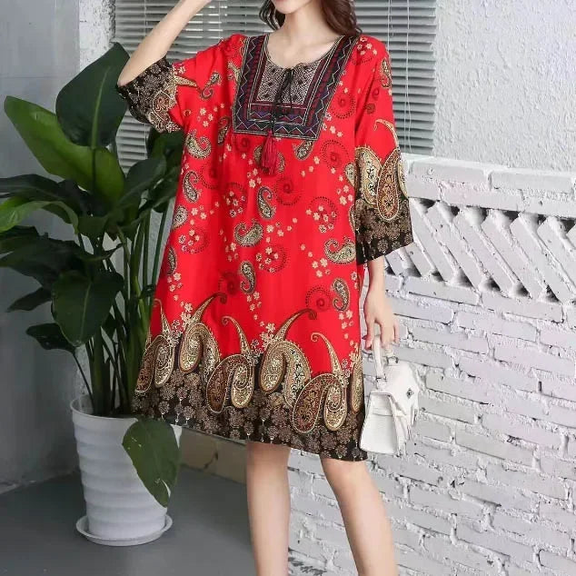 Indian Dress Summer Vintage Causal