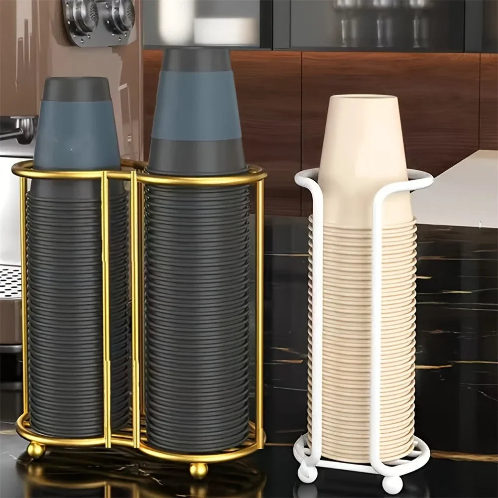 Metal Disposable Cup Storage Holder