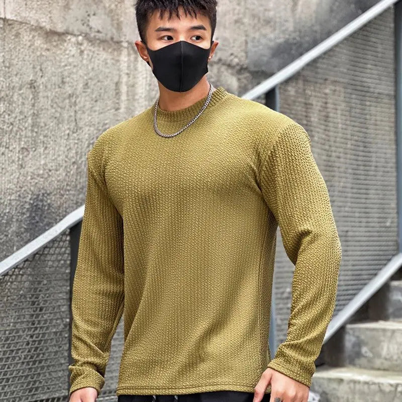 New Muscle Fitness Clothes Men's Trendy Casual Sports